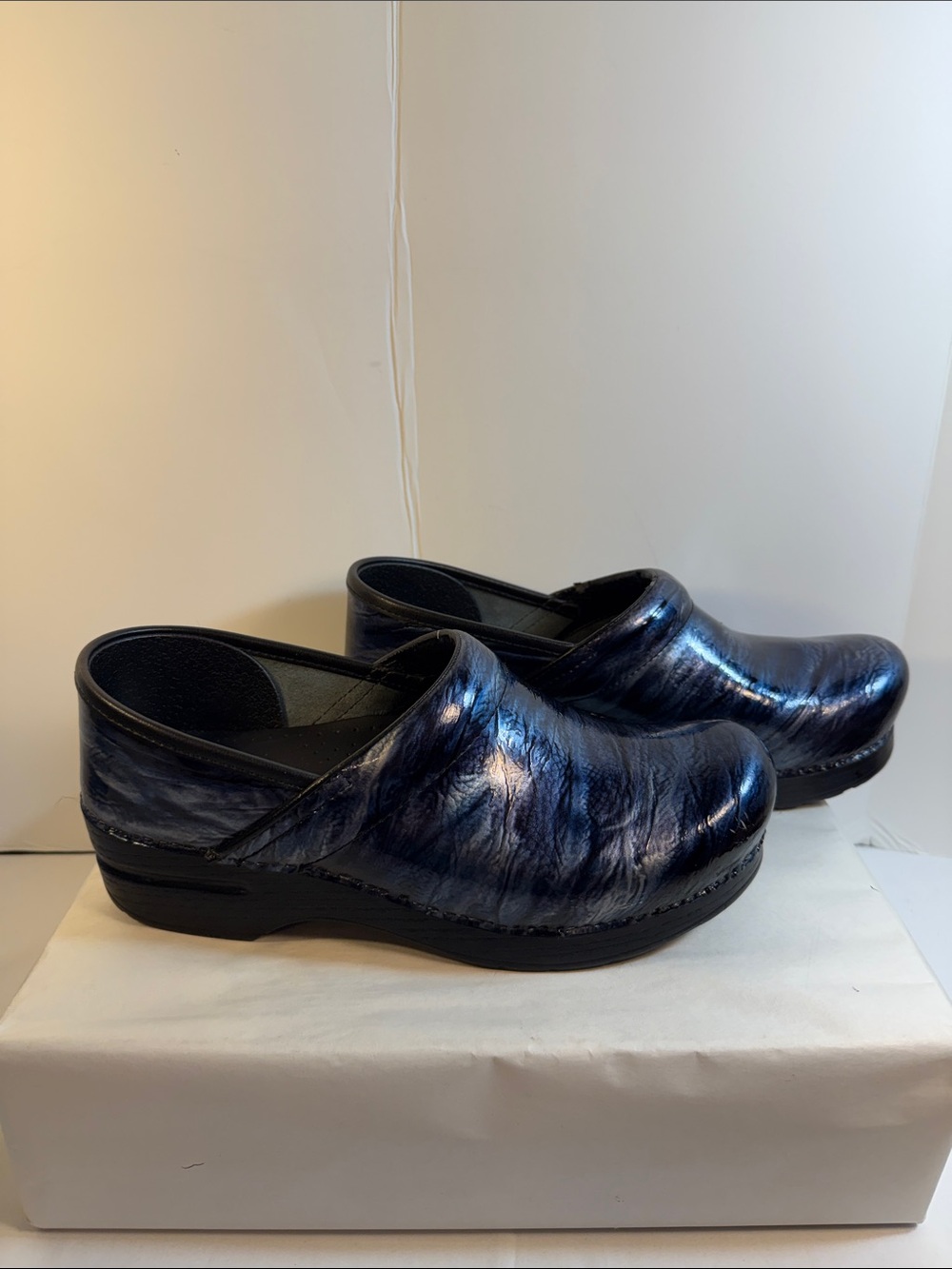 Women’s Navy Blue Professional Clogs